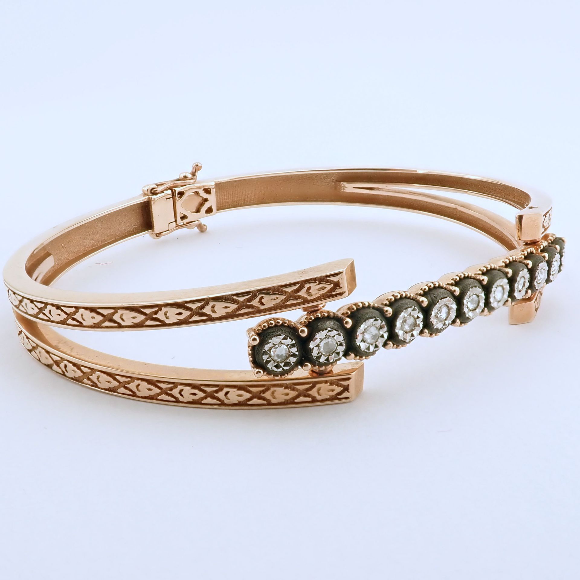 Antique Design Jewellery - 8K Rose / Pink Gold Bracelet (Ref:BE00226) - Image 5 of 13