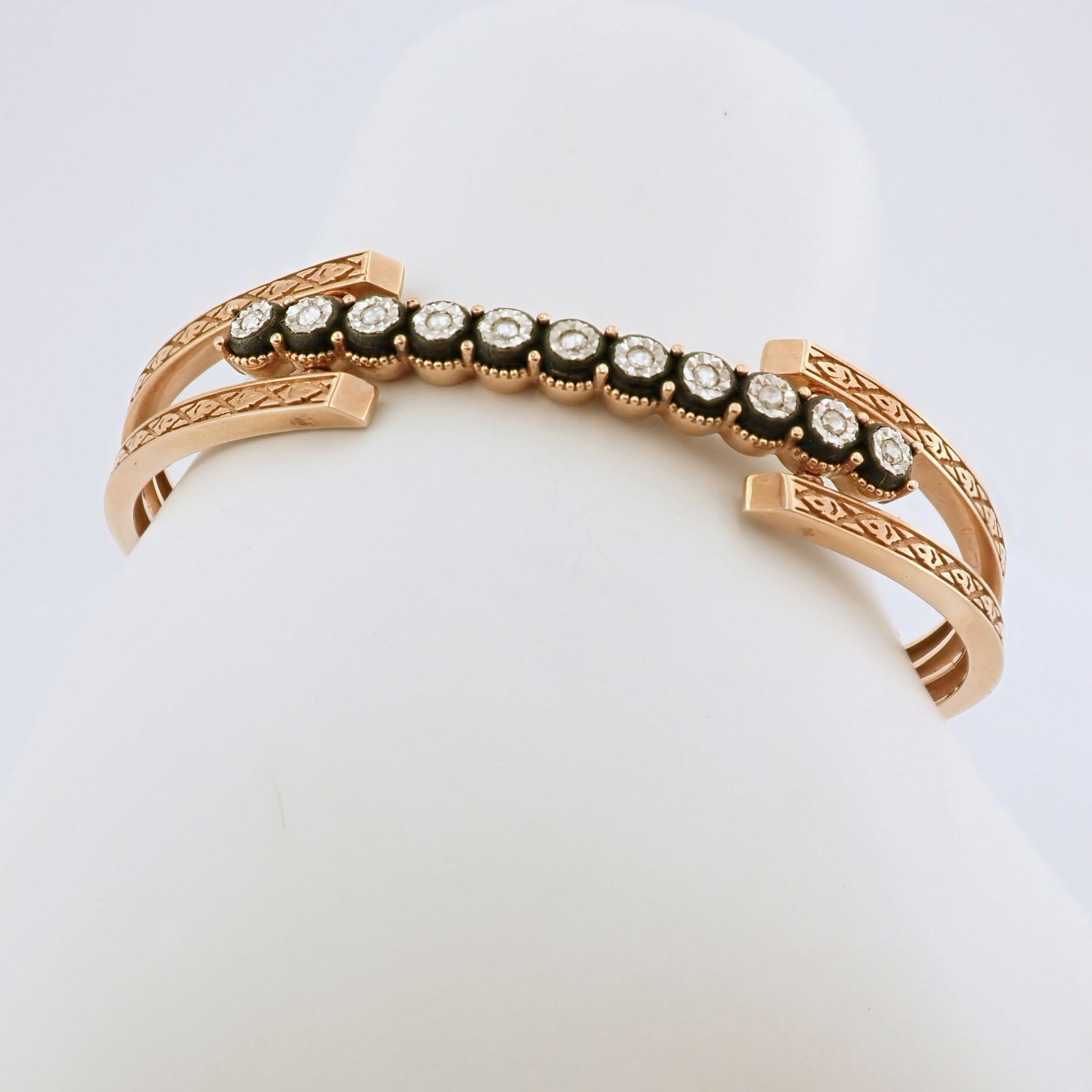 Antique Design Jewellery - 8K Rose / Pink Gold Bracelet (Ref:BE00226) - Image 4 of 13