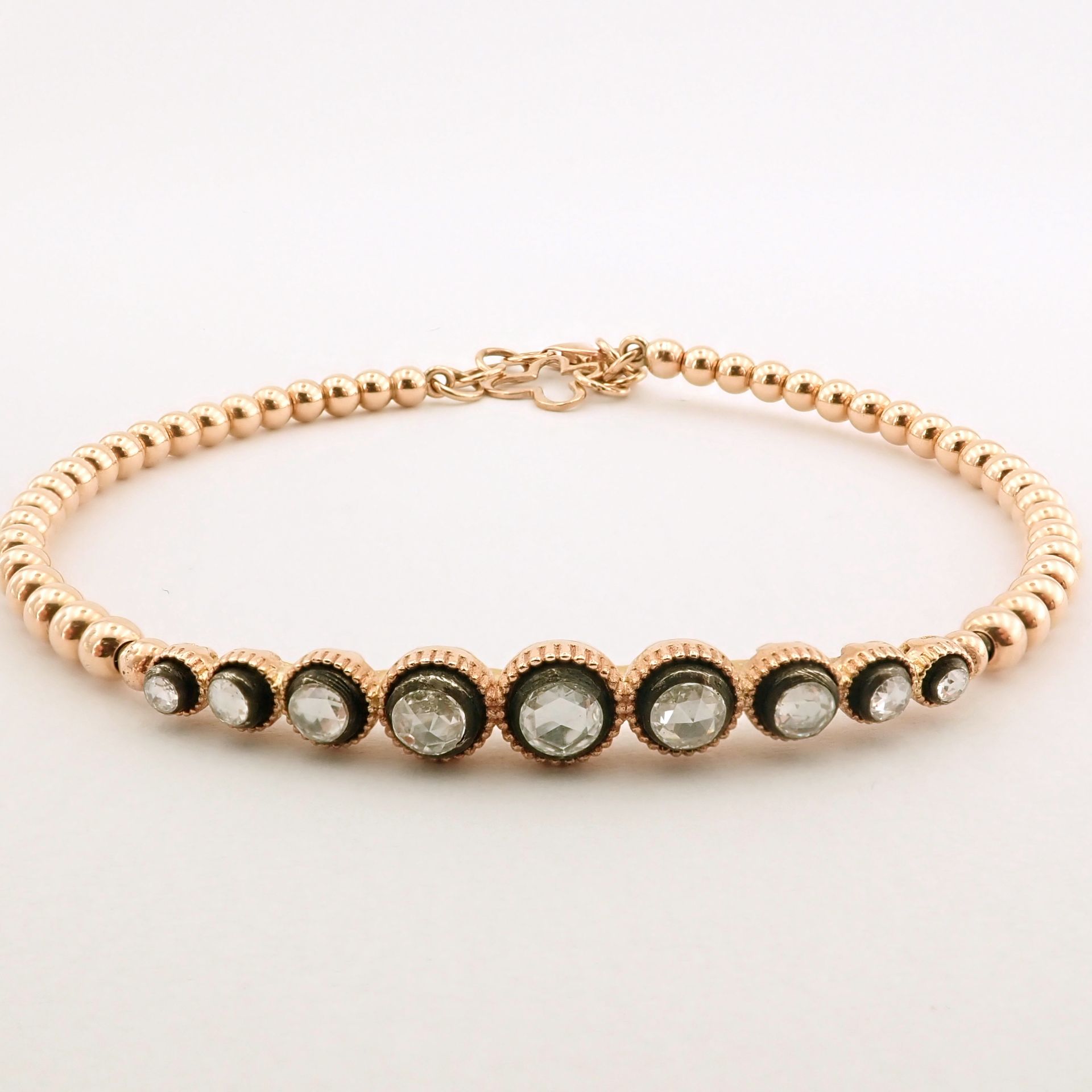 Antique Design Jewellery - 8K Rose / Pink Gold Bracelet (Ref:BE00342) - Image 2 of 9
