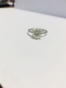 Platinum Diamond solitaire ring,2.01ct brilliant cut diamond,I colour i2 clarity natural diamond,6