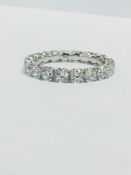 Platinum diamond full Eeternity ring,1.40ct Diamond Weight,i colour si3 clarity brilliant cut