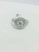 Platinum Diamond Solitaire Ring,0.50ct Brilliant cut centre,H colour VS clarity, Weight: 7.40g Stone