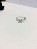 Platinum diamond solitaire Ring,1.03ct brilliant cut diamond,I colour i2 clarity,platinum modern