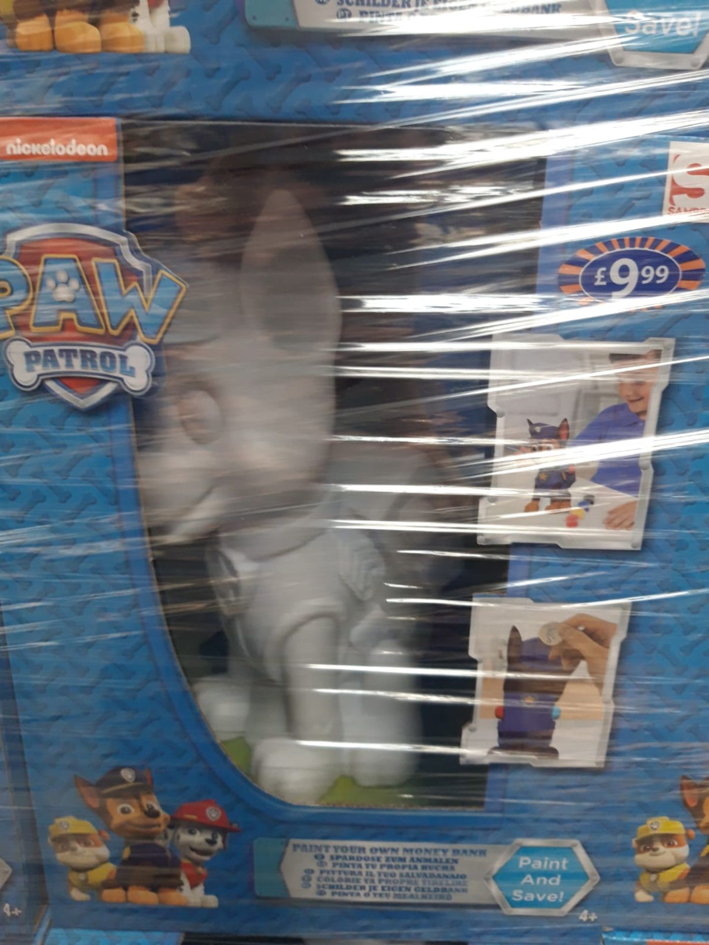 Pallet To Contain 100x New Paw Patrol Paint Your Own Money Bank. Rrp £9.99 Each (B&M). - Image 4 of 4