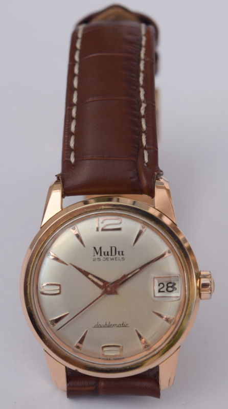 MuDu Rolled Gold Doublematic Watch - Image 2 of 7