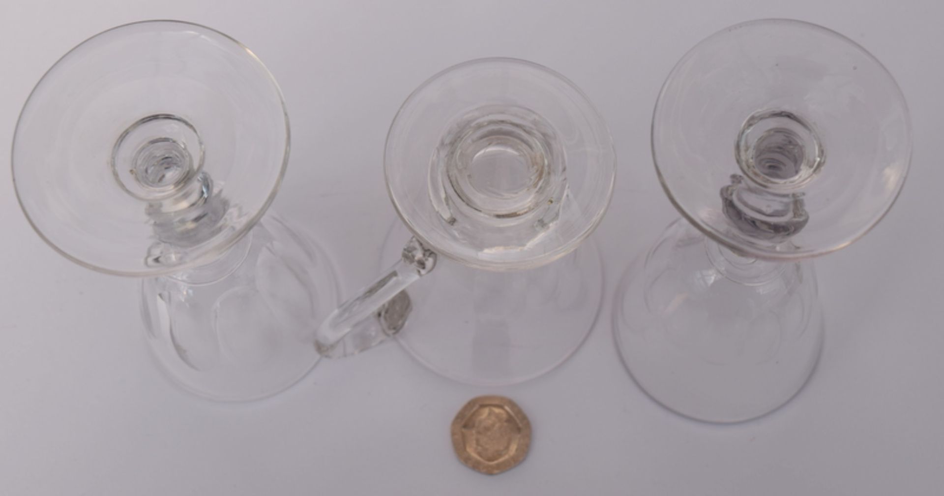 3 Victorian Wine Glasses - Image 3 of 5