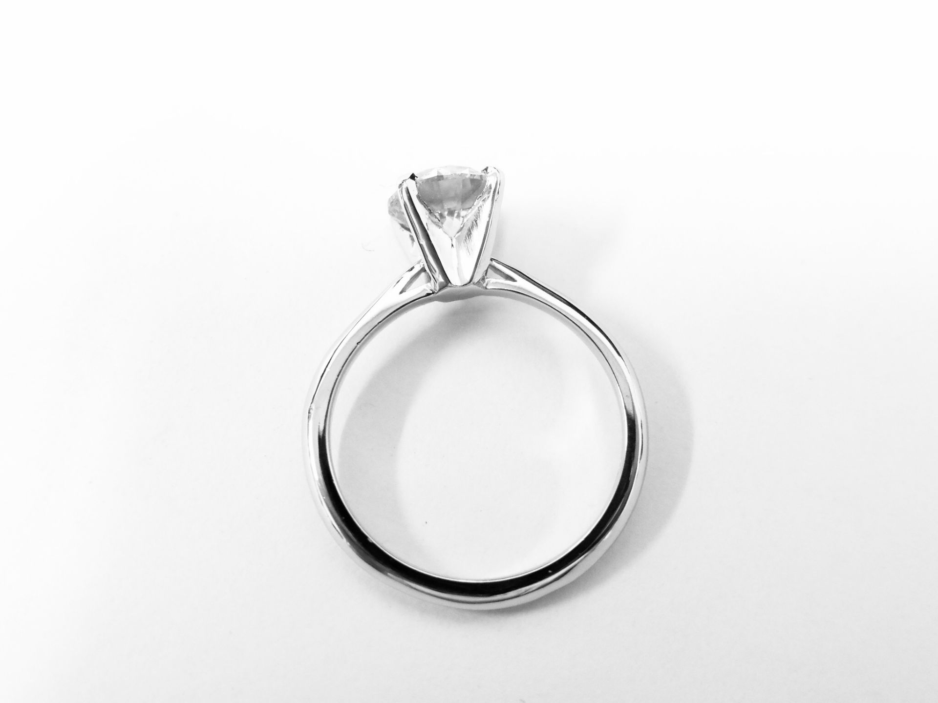 1.50ct diamond solitaire ring set in 18ct gold. Enchanced diamond, H colour and I2 clarity. 4 claw - Image 3 of 5