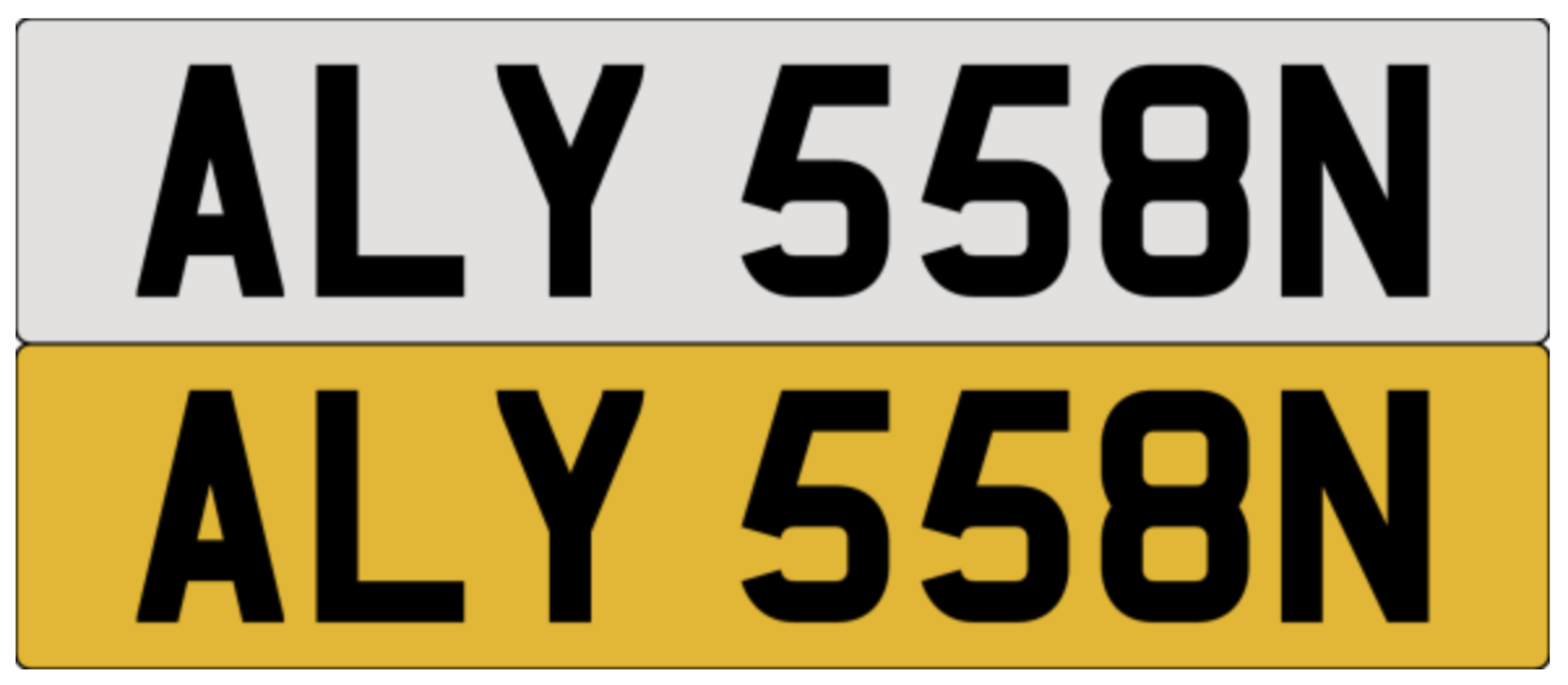 ALY 558N on DVLA retention, ready to transfer.