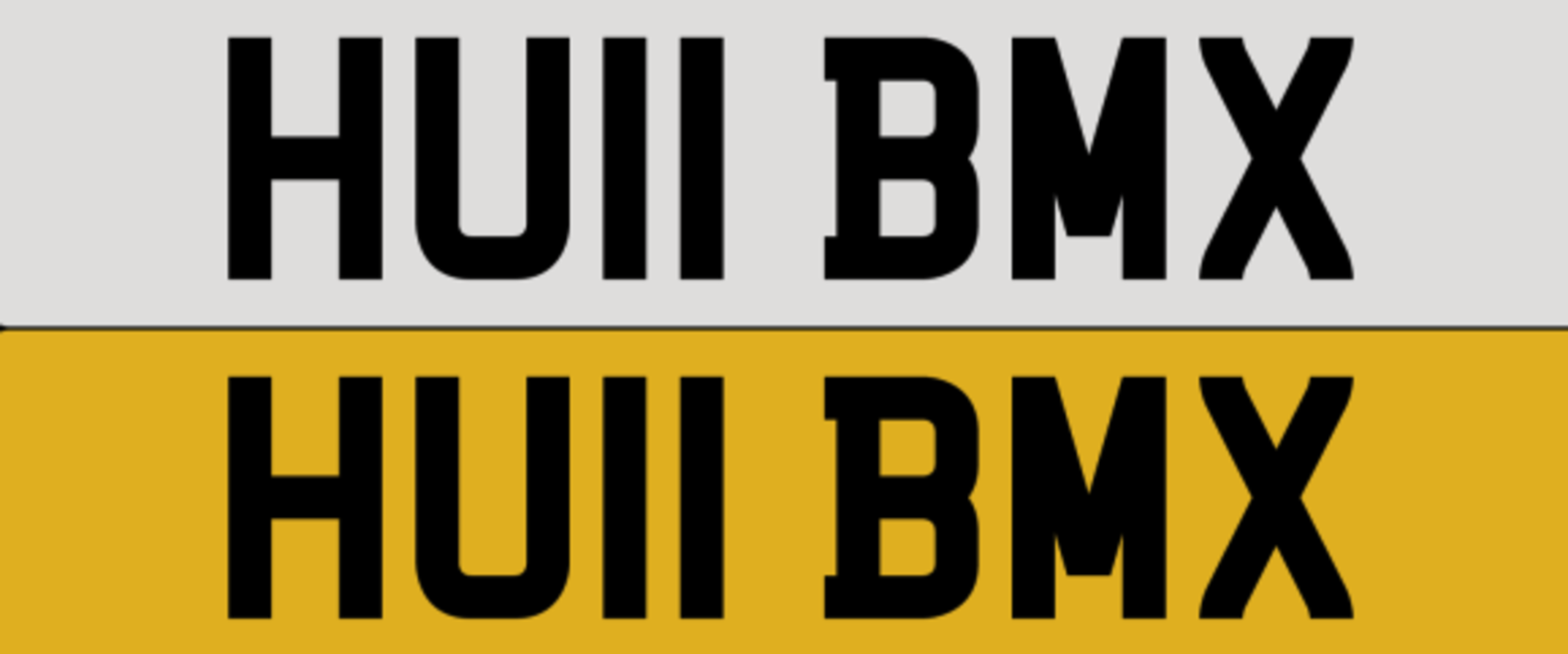 HU11 BMX on DVLA retention, ready to transfer