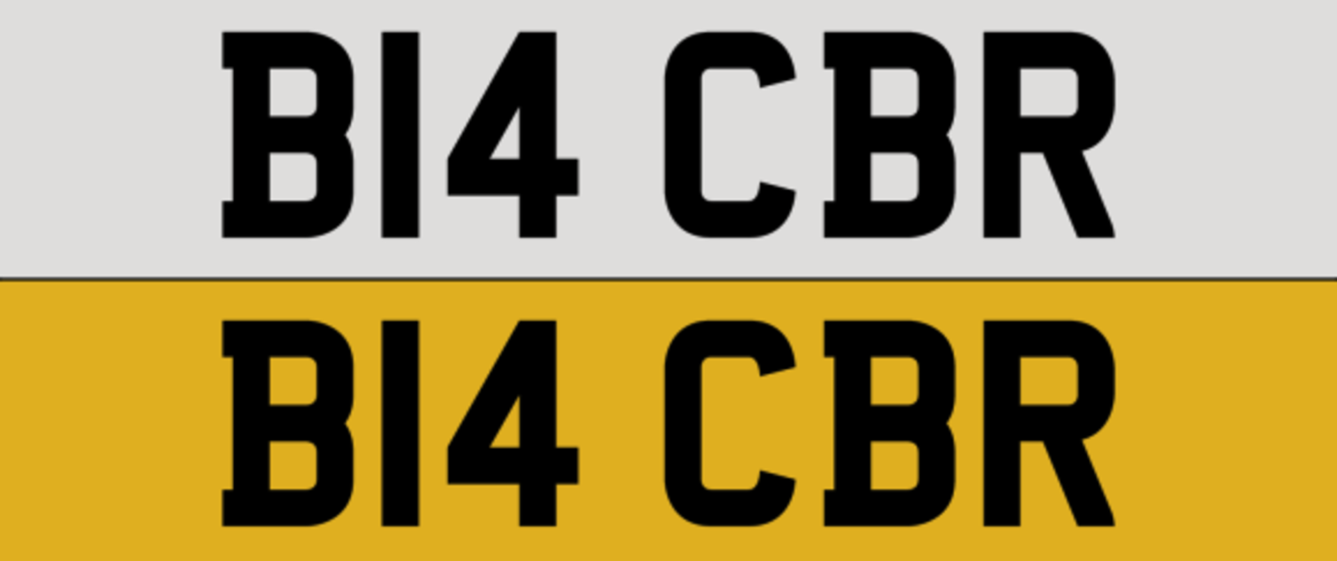 B14 CBR on DVLA retention, ready to transfer