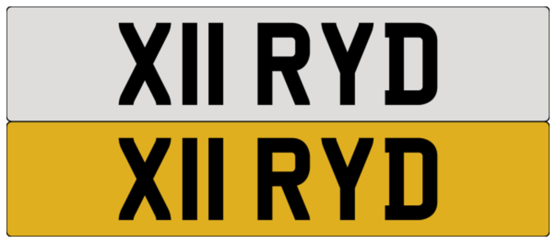 X11 RYD on DVLA retention, ready to transfer.