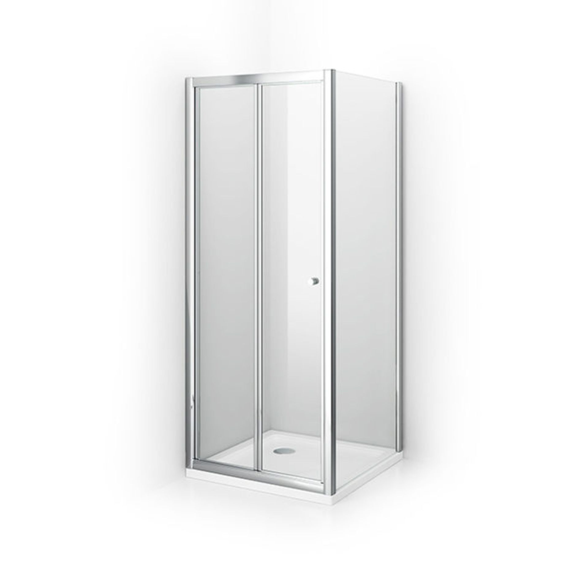 (PT42) 800x800mm Square White Shower Tray. Strong & Slimline low profile design - lightweight - Image 3 of 3