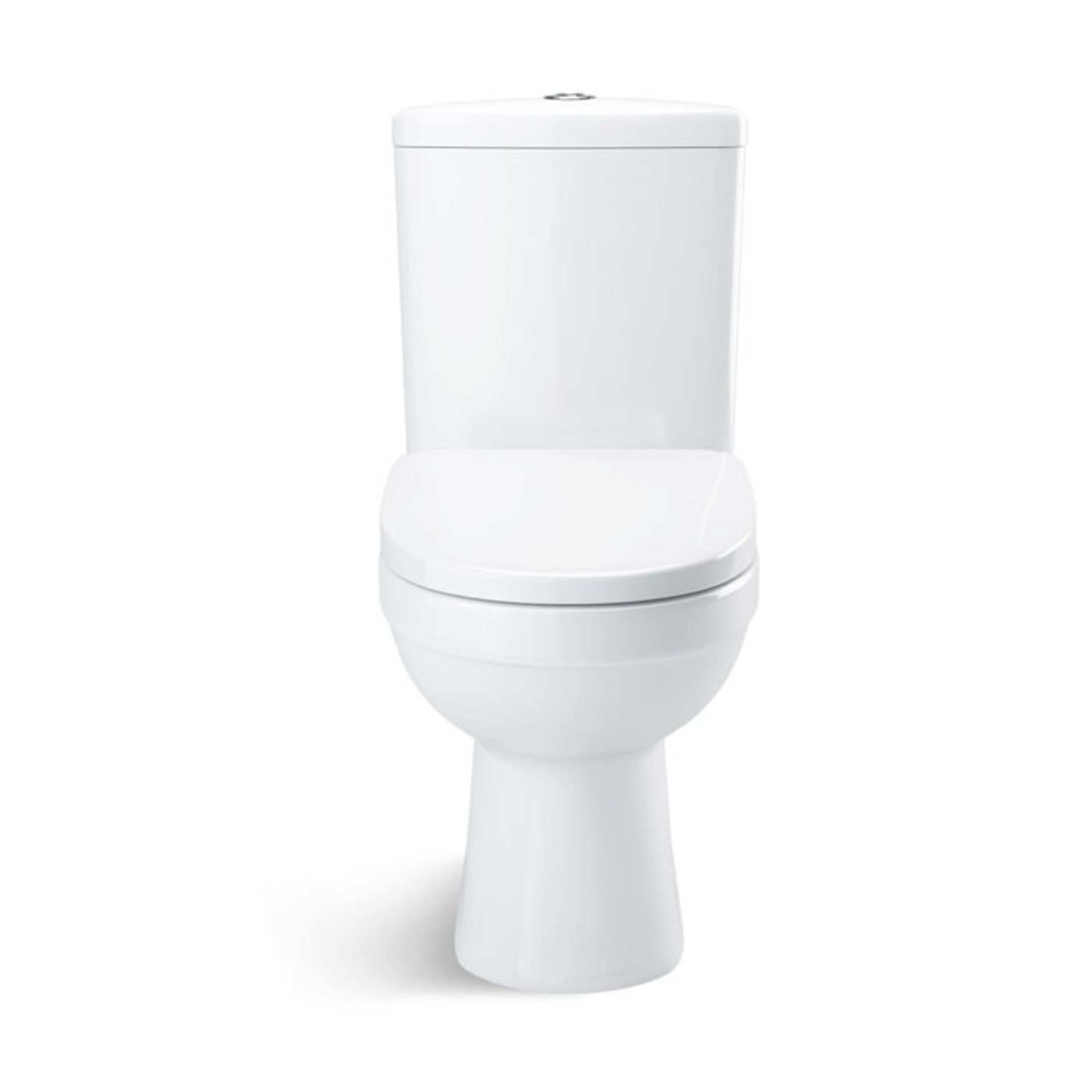 (PT33) Sabrosa II Close Coupled Toilet & Cistern inc Soft Close Seat Made from White Vitreous - Image 3 of 4