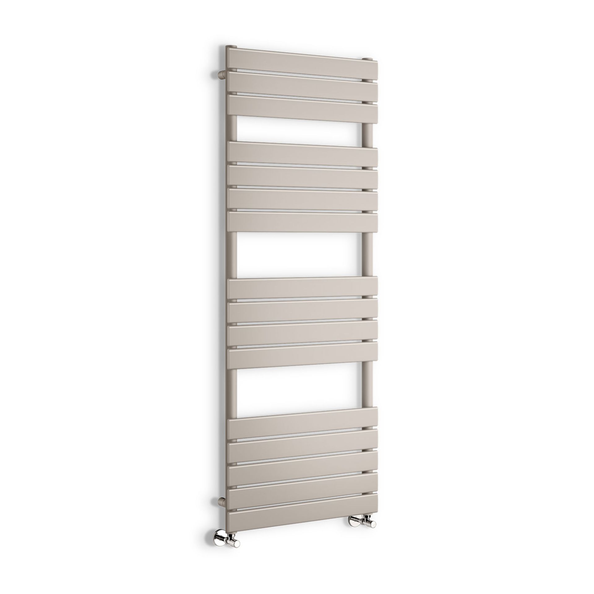 (ED14) 1600x600mm Latte Flat Panel Ladder Towel Radiator. Made from high quality low carbon steel. - Image 3 of 3