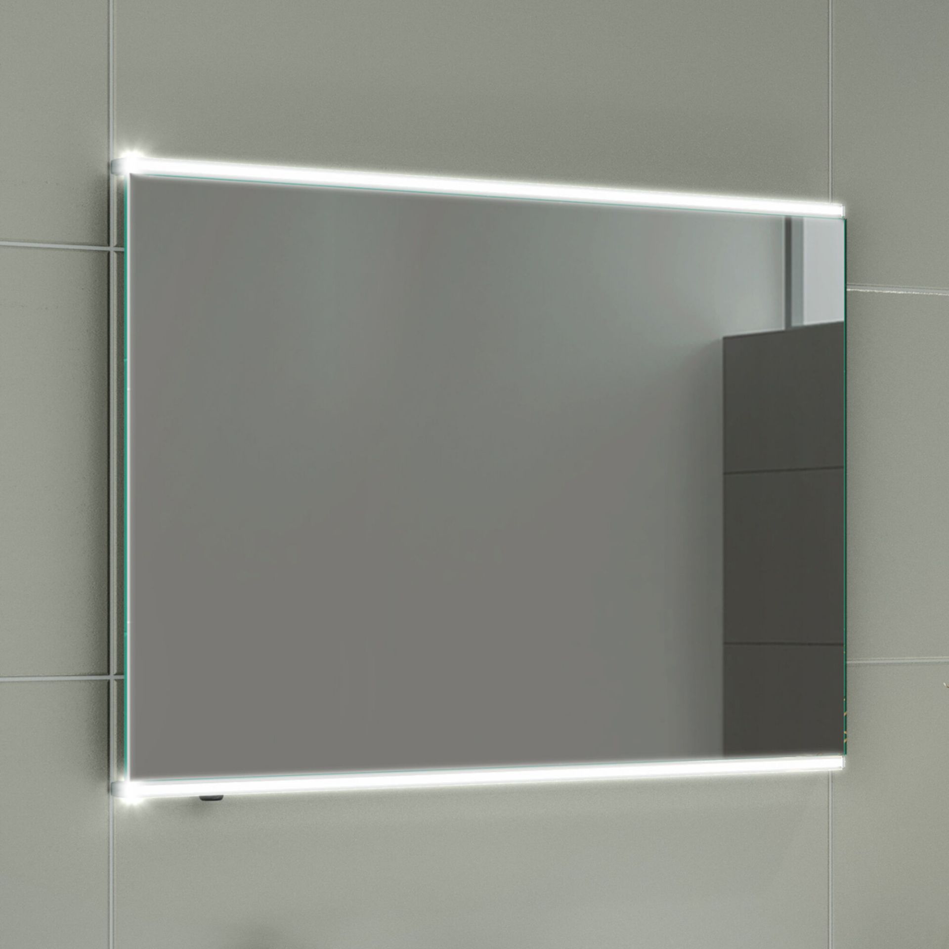 (PT86) 450x600mm Denver Illuminated LED Mirror. RRP £332.99. Energy efficient LED lighting with IP44