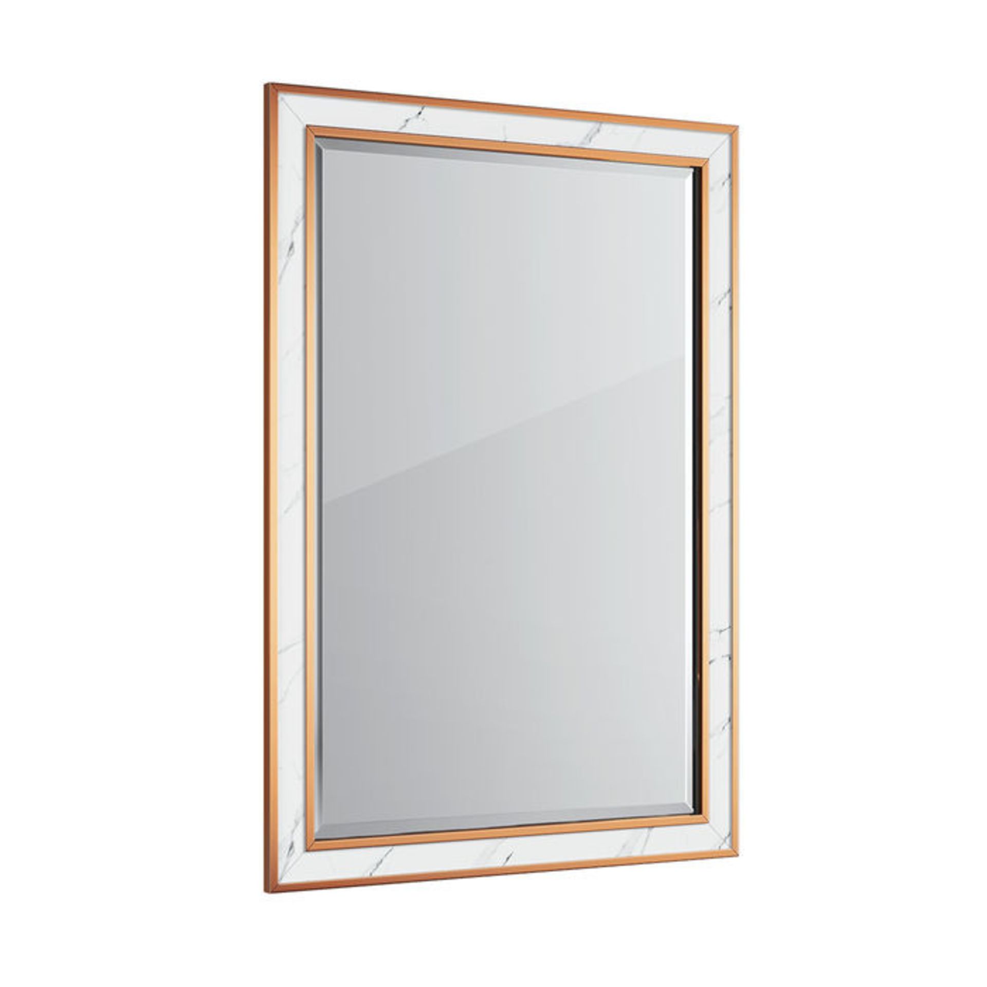 (PT107) 700x1000mm Marble Copper Framed Mirror. RRP £69.99. Manufactured from eco friendly - Image 5 of 5