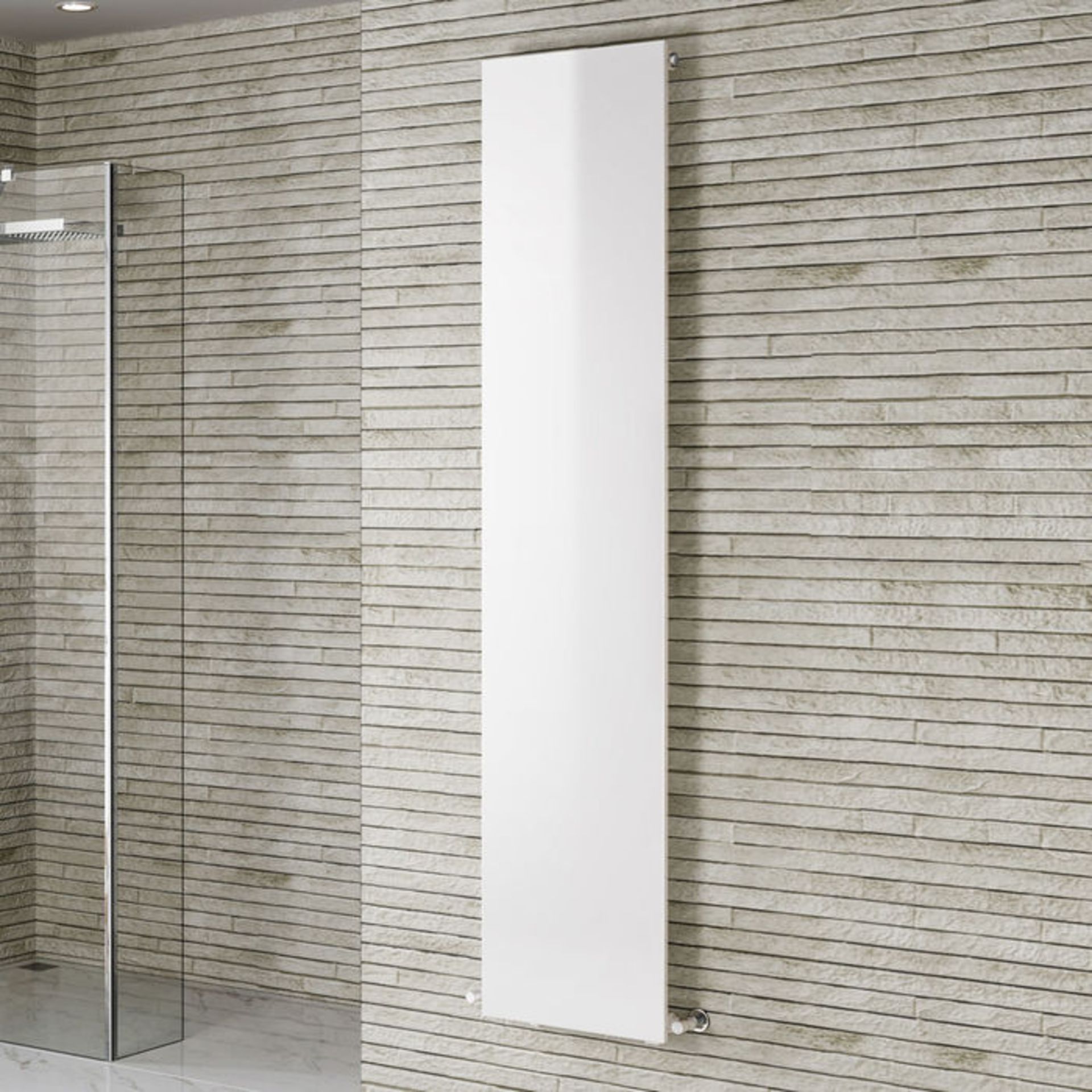 (AL10) 1800x380 Ultra Slim White Radiator. . Made from low carbon steel with a high quality white - Image 2 of 3