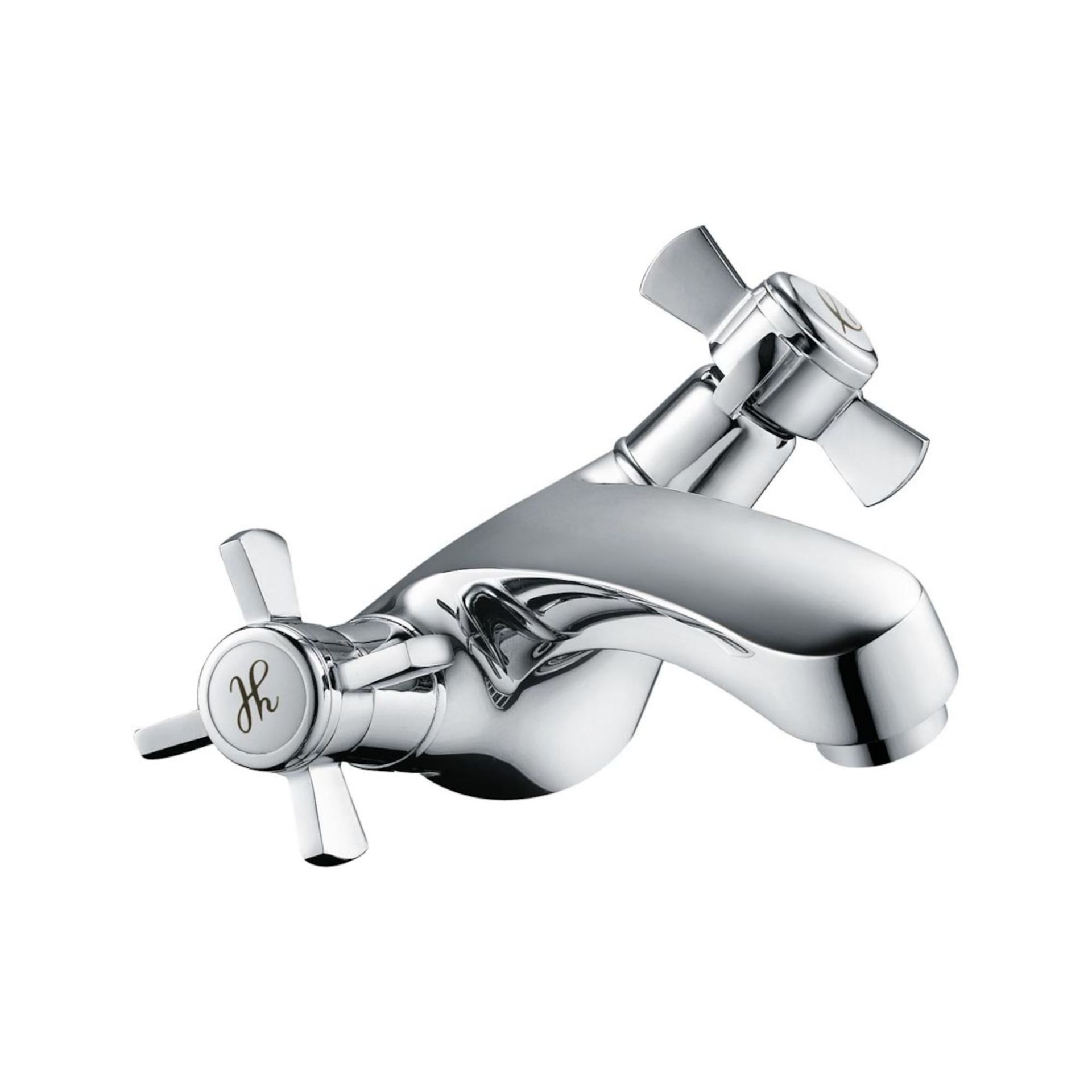 (CP84) Loxley Traditional Basin Mixer Tap Engineered from premium solid brass which is layered in - Image 2 of 3