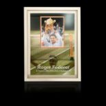 Rodger Federer Signed Framed Photo