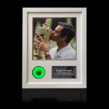 Rodger Federer Signed and Framed Tennis Ball