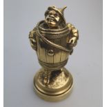 Antique Wizard of Oz Tin Man Inkwell C.1900+