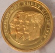 Small Gold Coin The Year Of The Three Kings