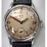 Kriegsmarine KM 750 Wristwatch WW2 Military By Festa