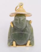 Small Jade Buddha Pendant