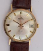 Buren 9ct Gold Wristwatch