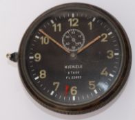 Excellent Kienzle FL22602 Junker Ju-52 Cockpit Clock