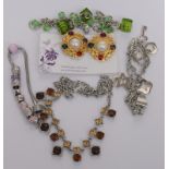Five Items Of Costume Jewellery