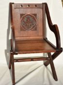 Glastonbury Welsh Chapel Elder's Chair In Oak