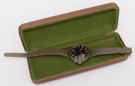 WW1 Era Black Dial Trench Watch