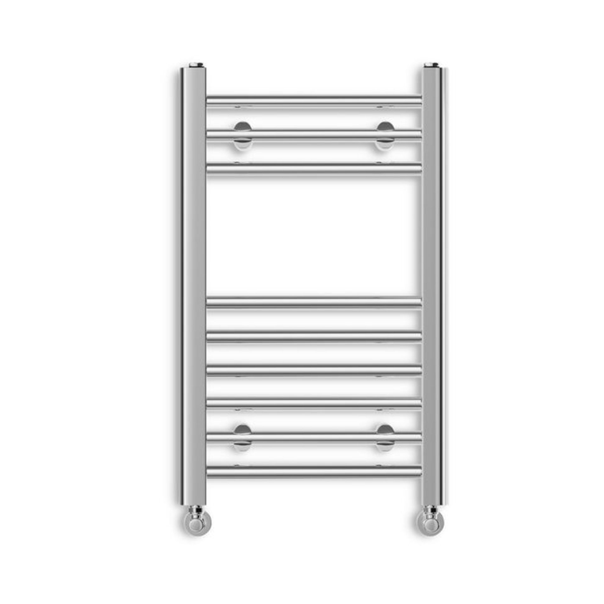 (ZL54) 650x400mm Straight Heated Towel Radiator. Low carbon steel chrome plated radiator. This - Image 2 of 2