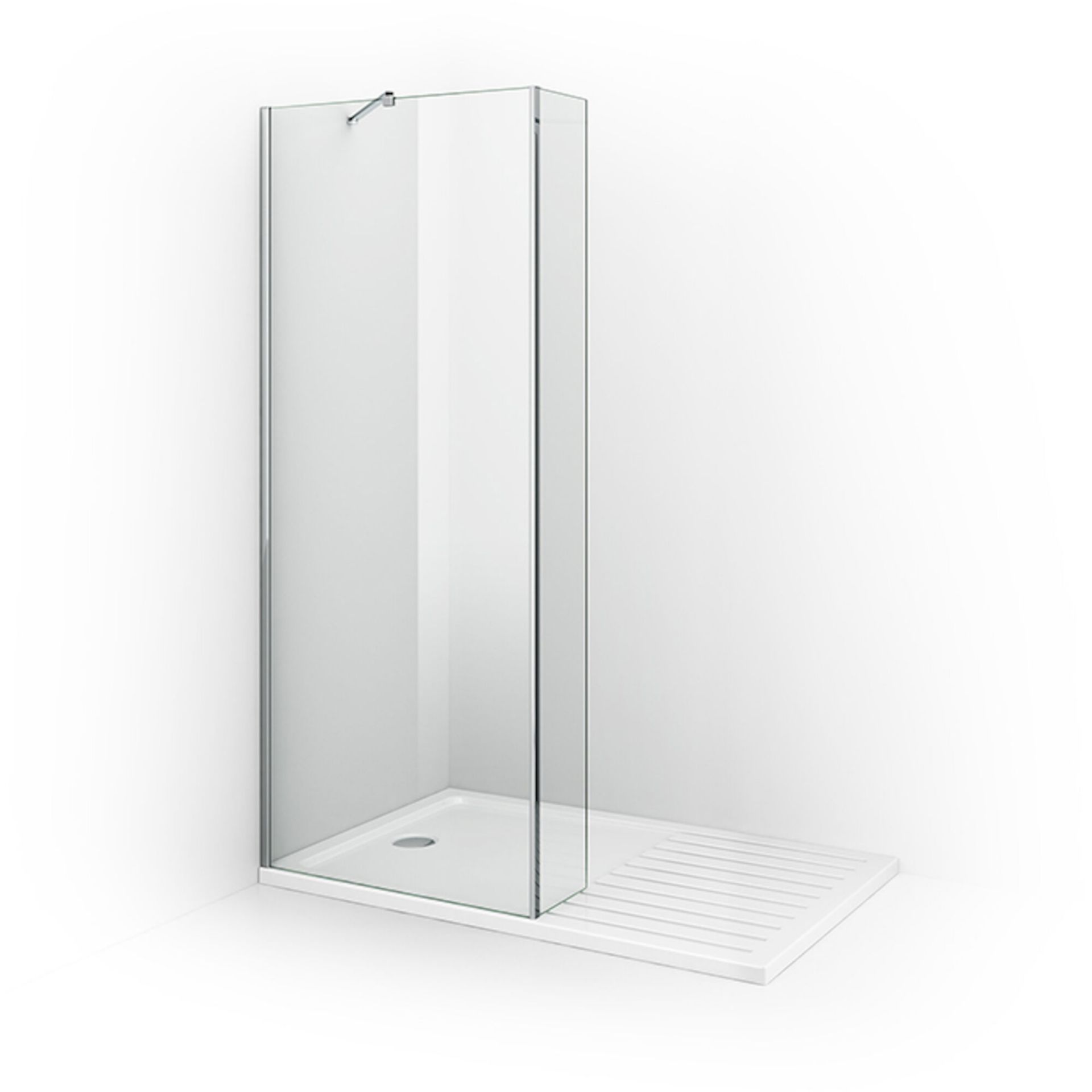 (ZL59) 1400x900mm Rectangular Walk In Shower Tray. Strong & Slimline low profile design - - Image 3 of 3