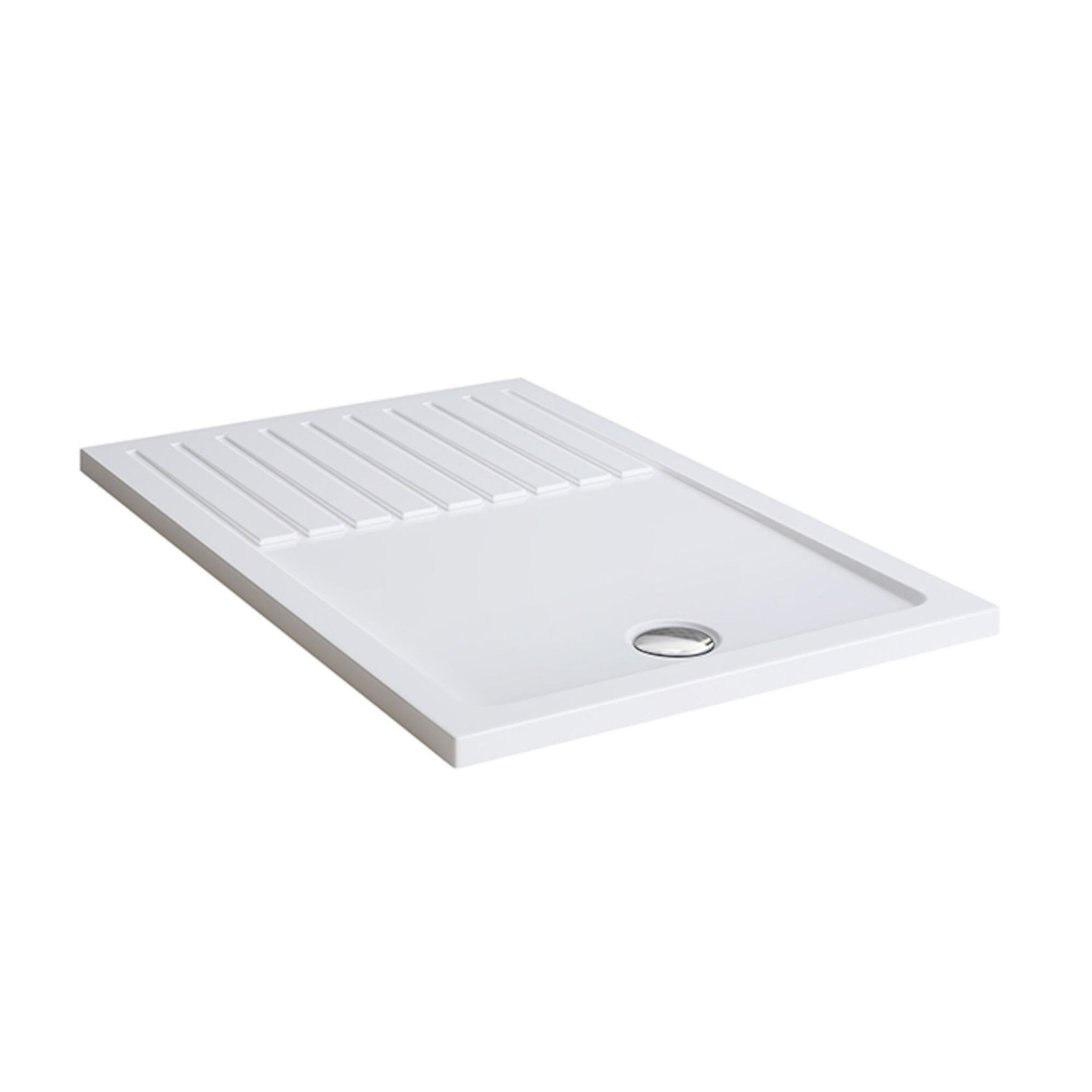 (ZL59) 1400x900mm Rectangular Walk In Shower Tray. Strong & Slimline low profile design - - Image 2 of 3