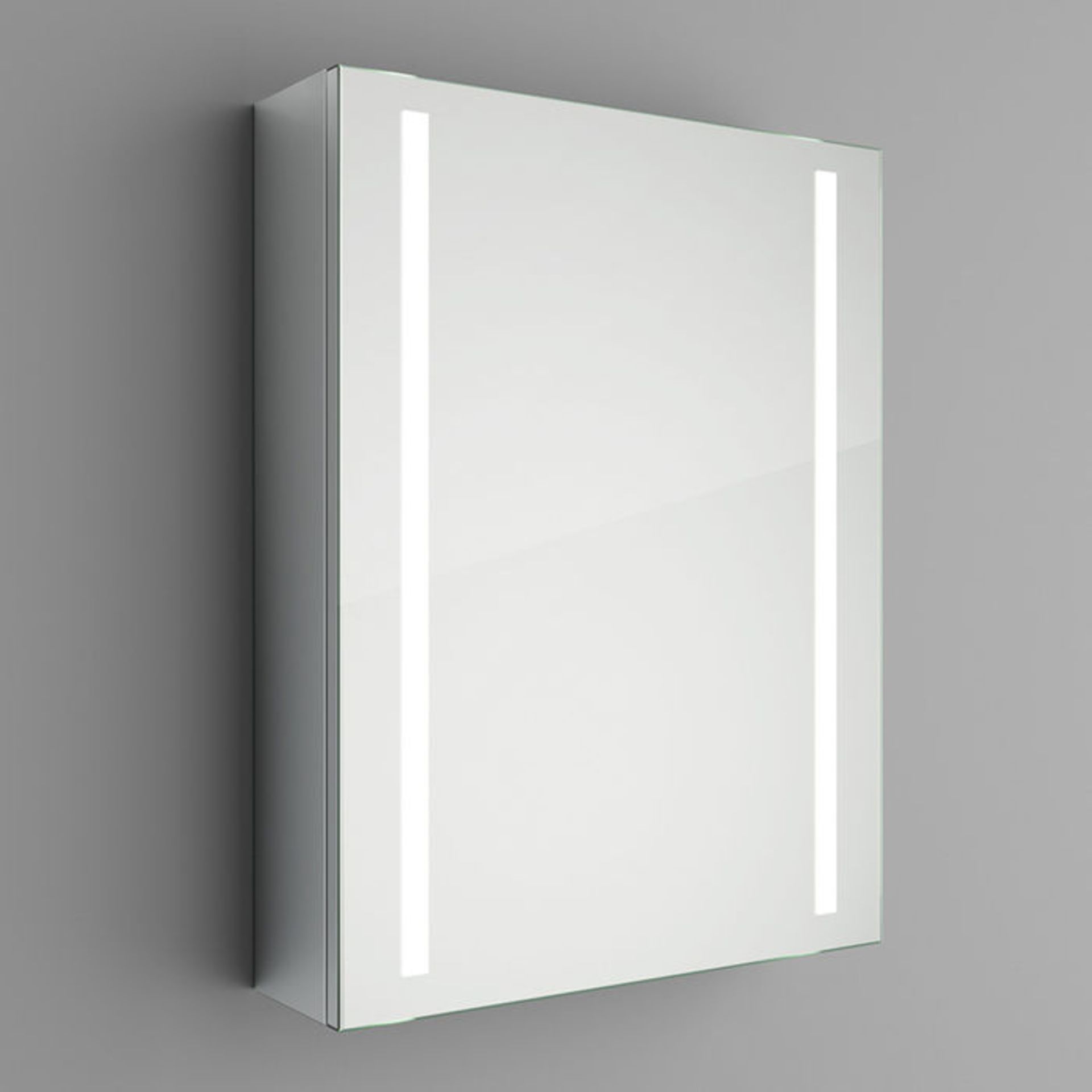 (ZL27) 500x650mm Dawn Illuminated LED Mirror Cabinet. RRP £399.99. Energy efficient LED lighting, - Image 6 of 6