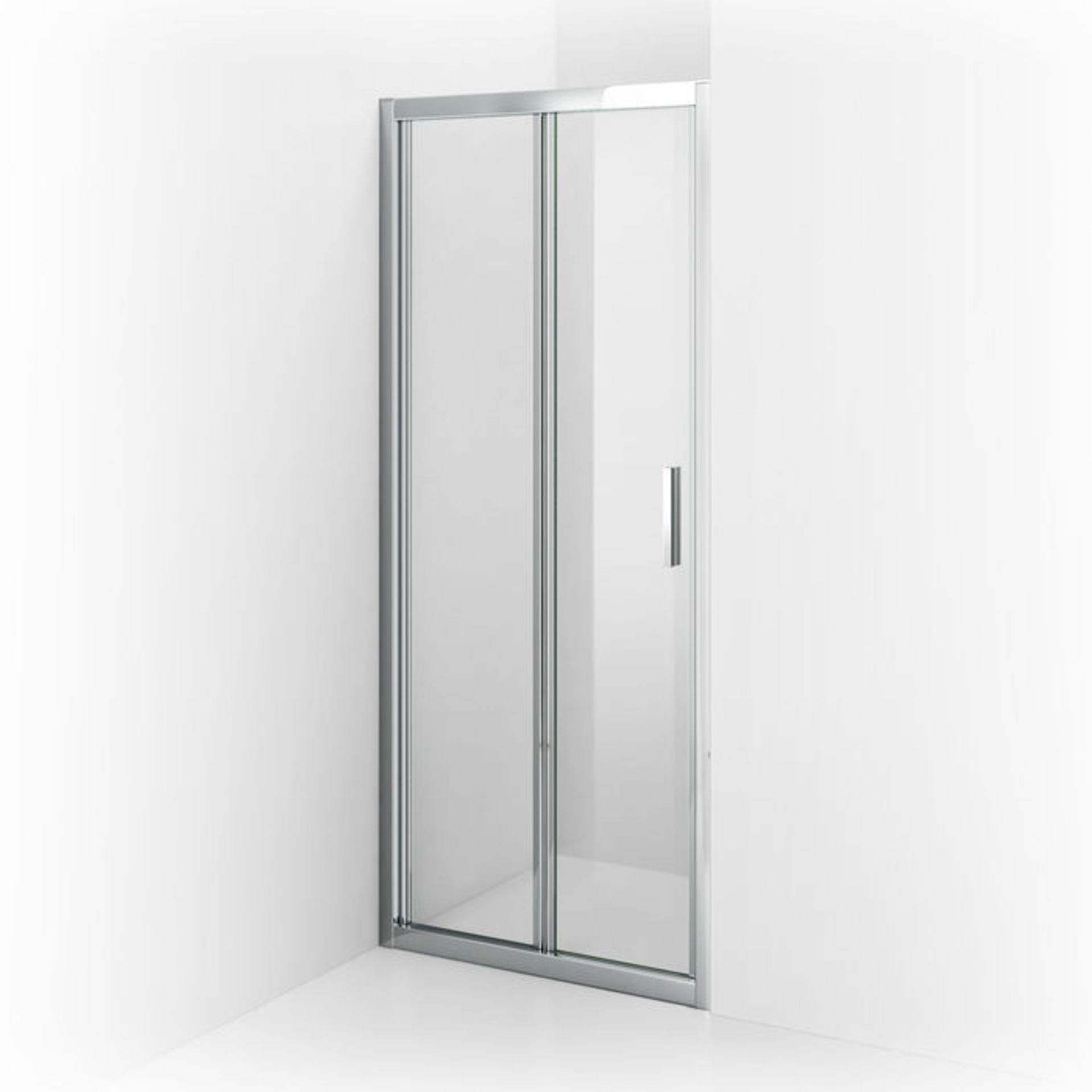 (W73) 800mm - 6mm - Elements EasyClean Bifold Shower Door. RRP £299.99. 6mm Safety Glass - Single- - Image 3 of 3