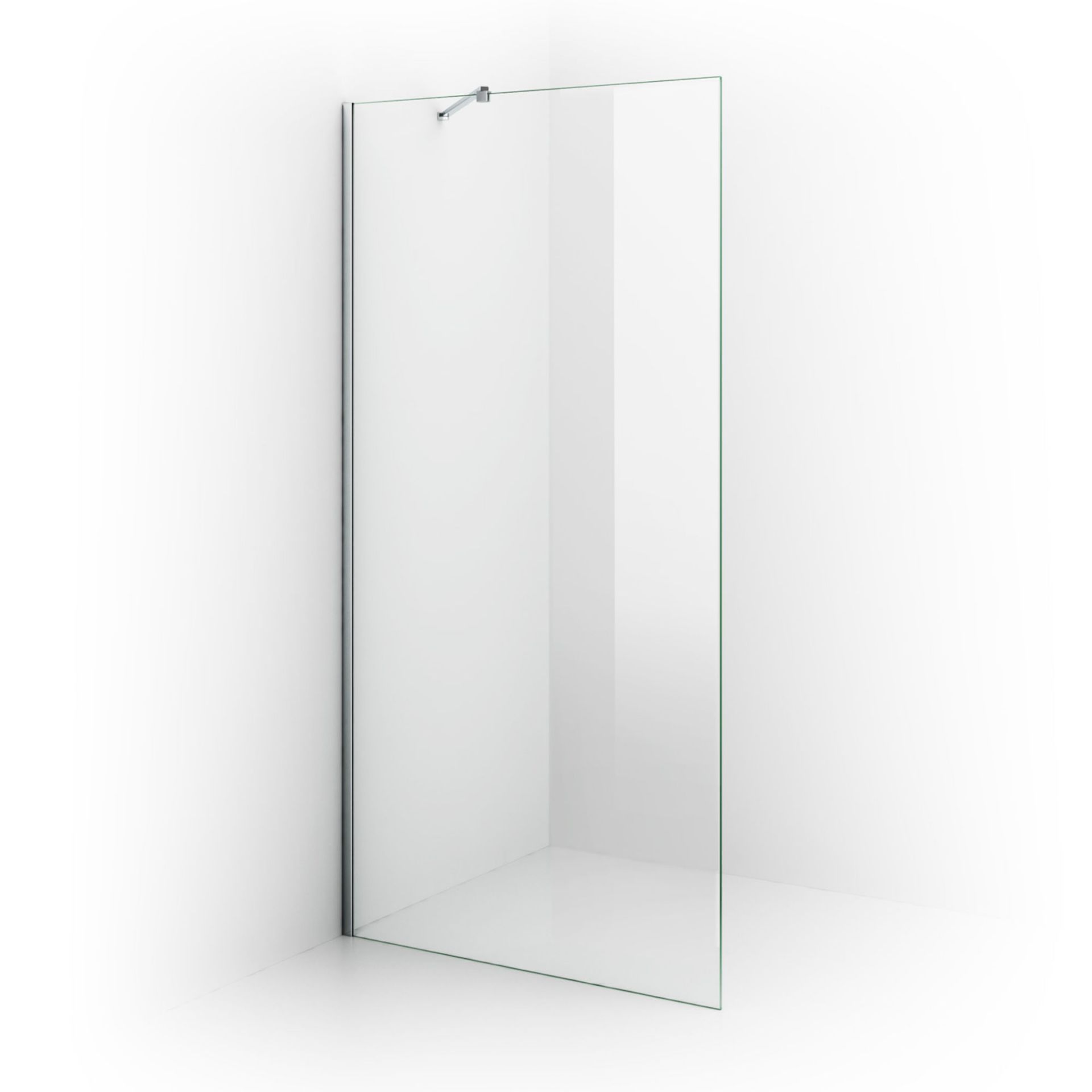 (JM56) 800mm - 8mm - Premium EasyClean Wetroom Panel. RRP £349.99. 8mm EasyClean glass - Our glass - Image 3 of 4