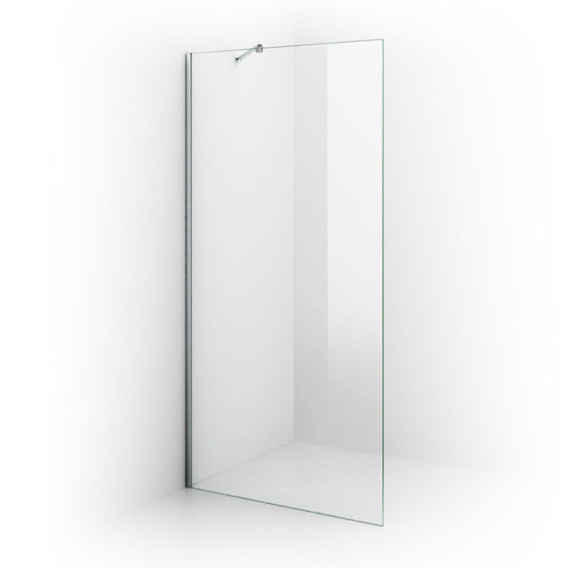 (ZL134) 1000mm - 8mm - Premium EasyClean Wetroom Panel. RRP £449.99. 8mm EasyClean glass - Our glass - Image 3 of 4