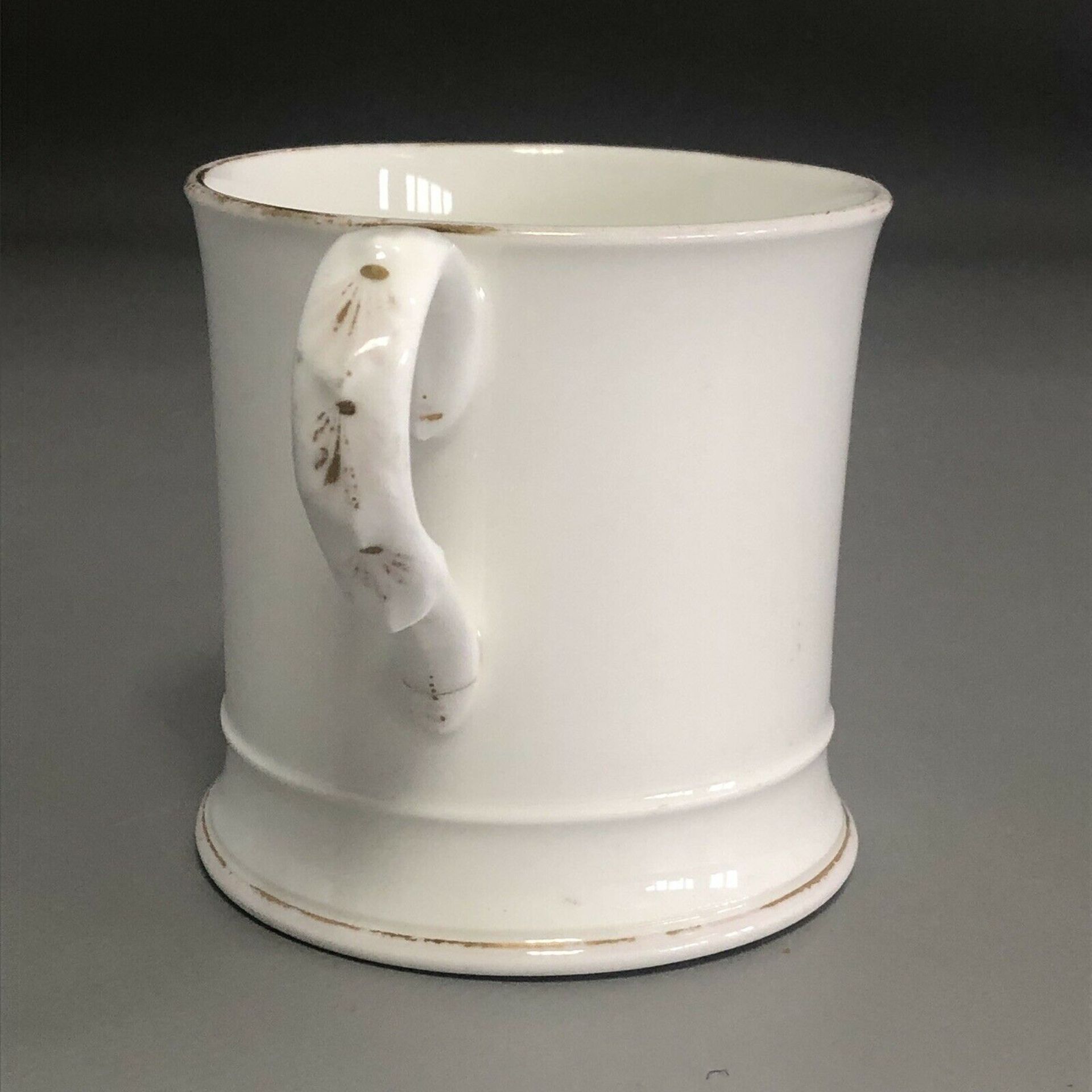 Antique 19th Century white porcelain child's tankard cup - named MARY JANE - Image 6 of 7