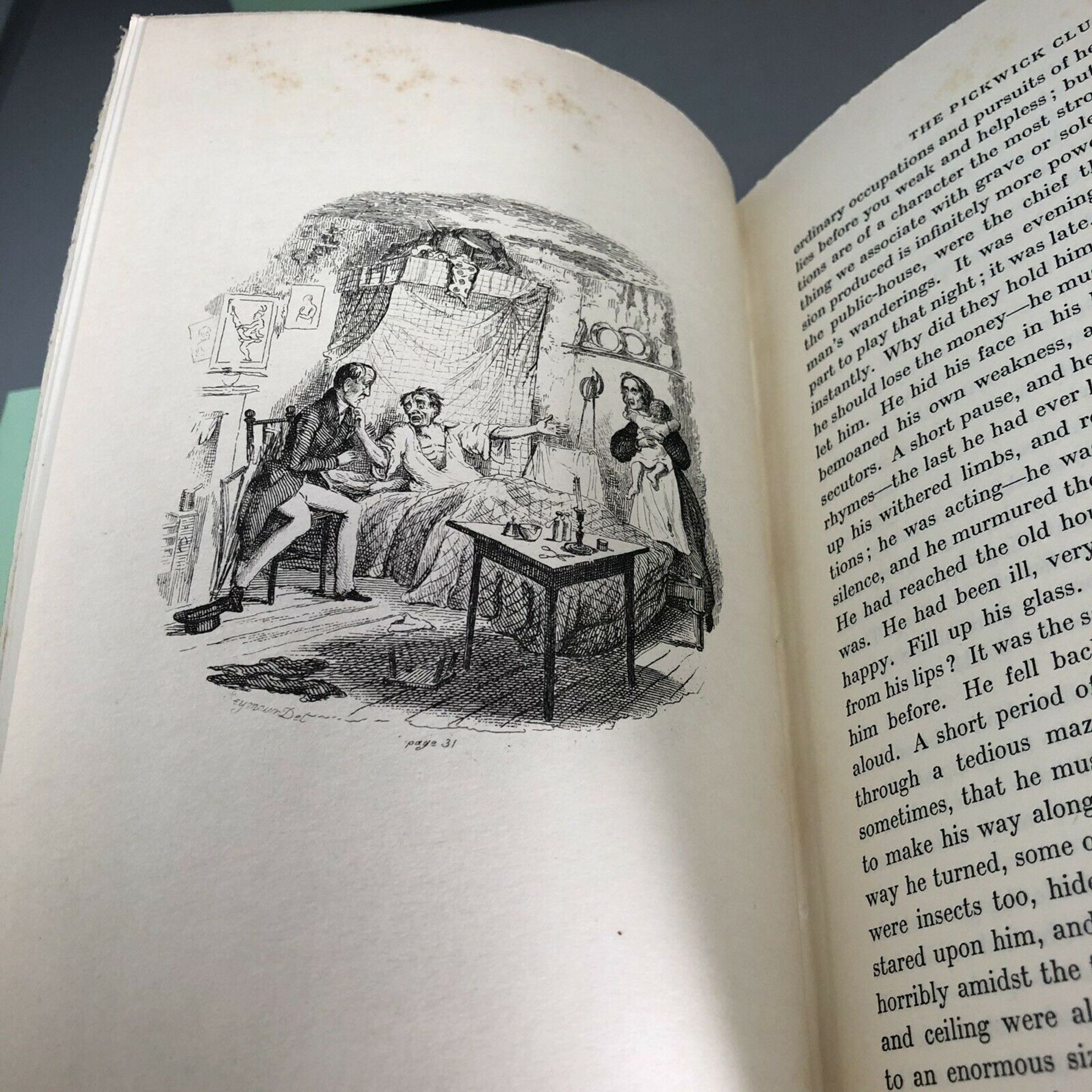 Charles Dickens The Posthumous Papers of the Pickwick Club I & II Lombard Street - Image 5 of 7