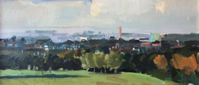 Purley Downs Golf Course Signed Oil Nick Botting