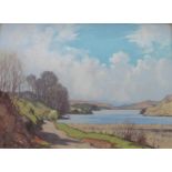 William Douglas Macleod Scottish 1892-1963 Exhibited R.S.A, G.I Signed Pastel Scottish Loch Avich