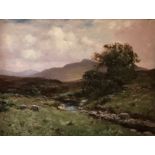 Original Oil "Grazing By The Stream" By Scottish Artist Thomas Hope Mckay