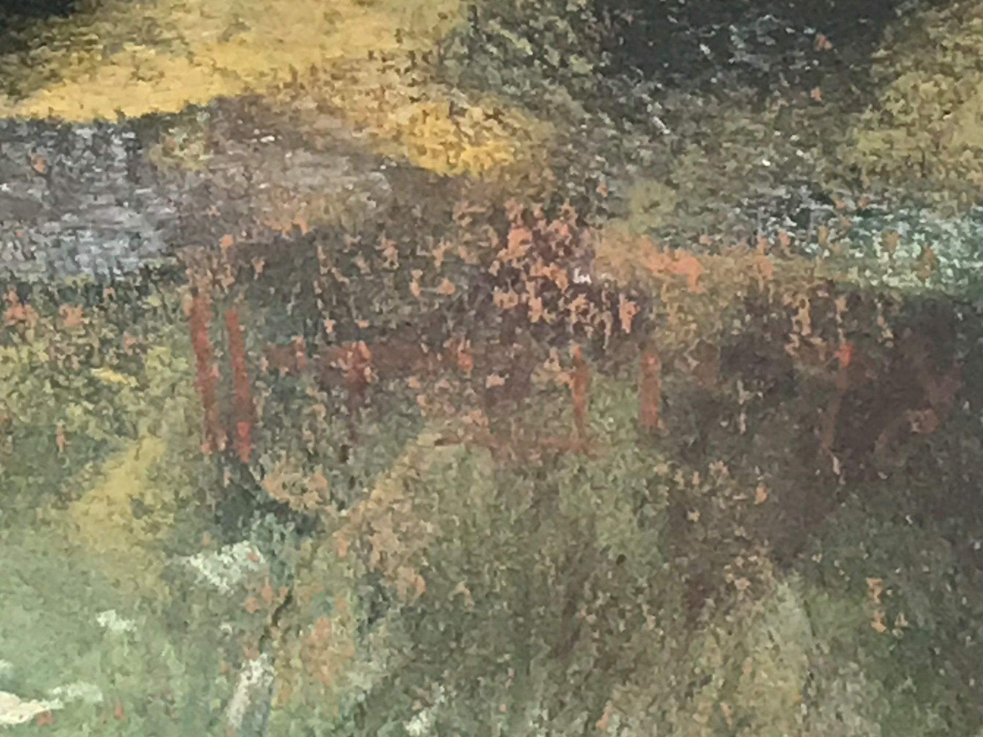 Original Signed Pastel By Robert Turnbull Stream In Dappled Sunshine - Image 4 of 4