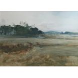 James Douglas Rsw, North Berwick Golf Course Watercolour