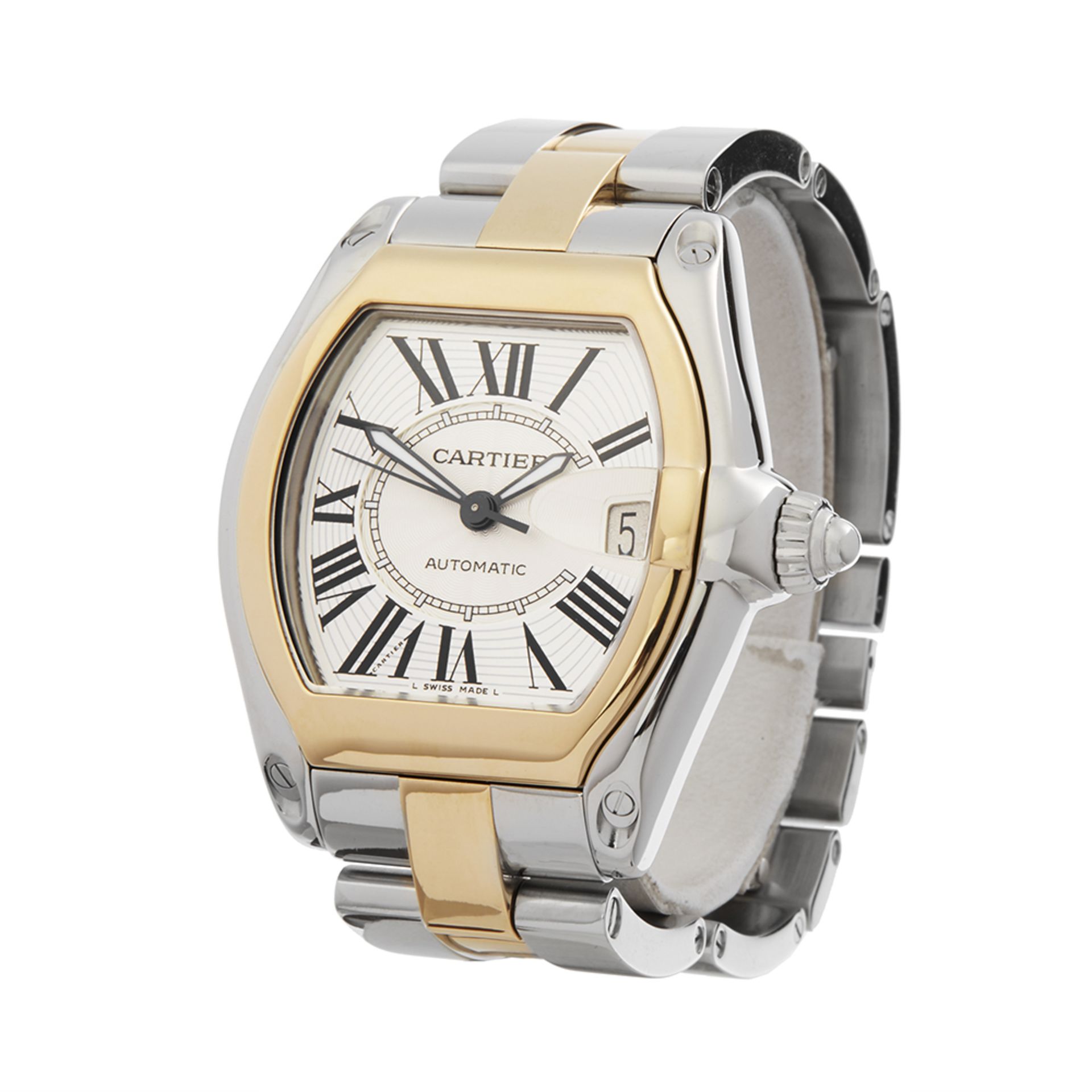 2010 Cartier Roadster Stainless Steel & 18K Yellow Gold - 2510 or W62031Y4