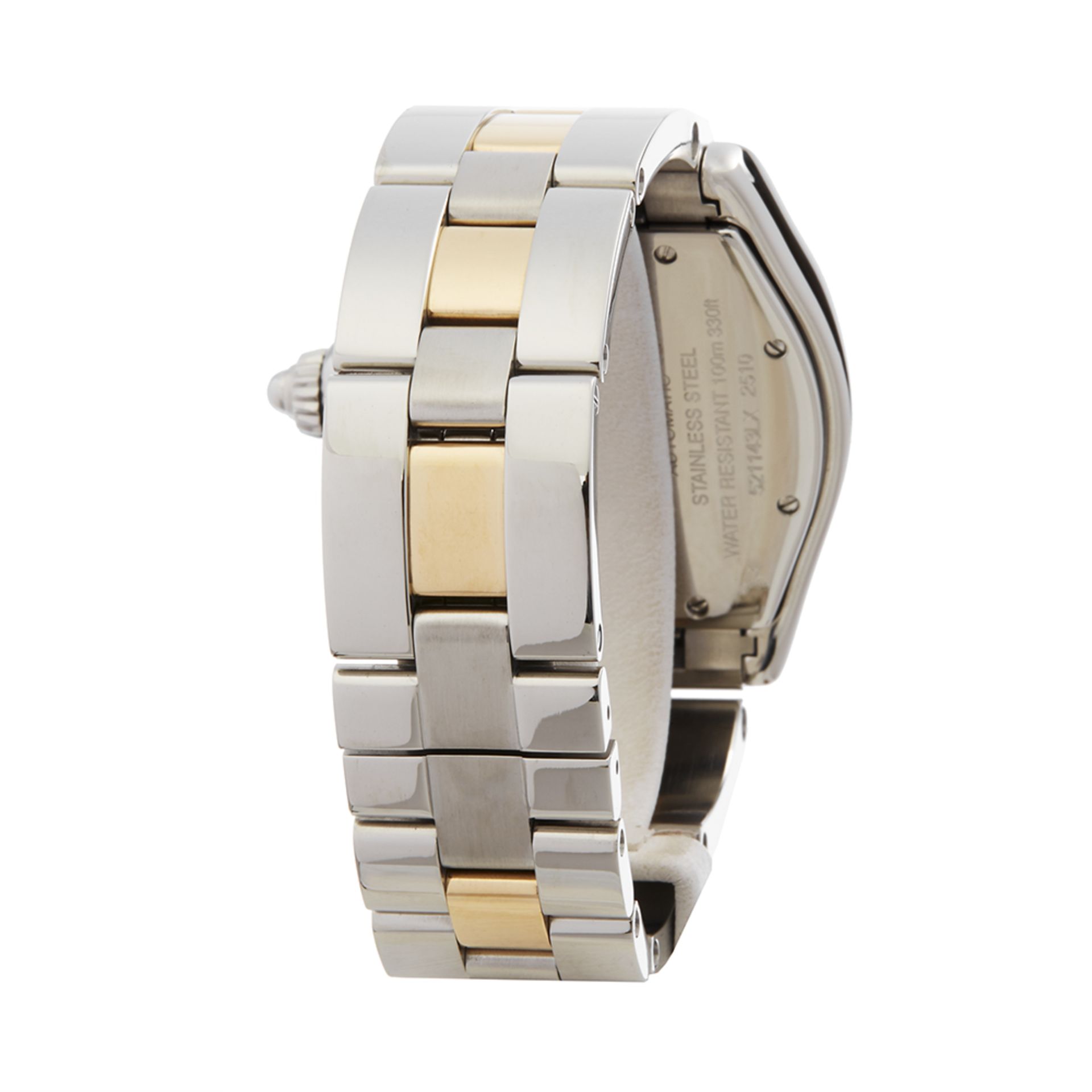 2010 Cartier Roadster Stainless Steel & 18K Yellow Gold - 2510 or W62031Y4 - Image 8 of 9