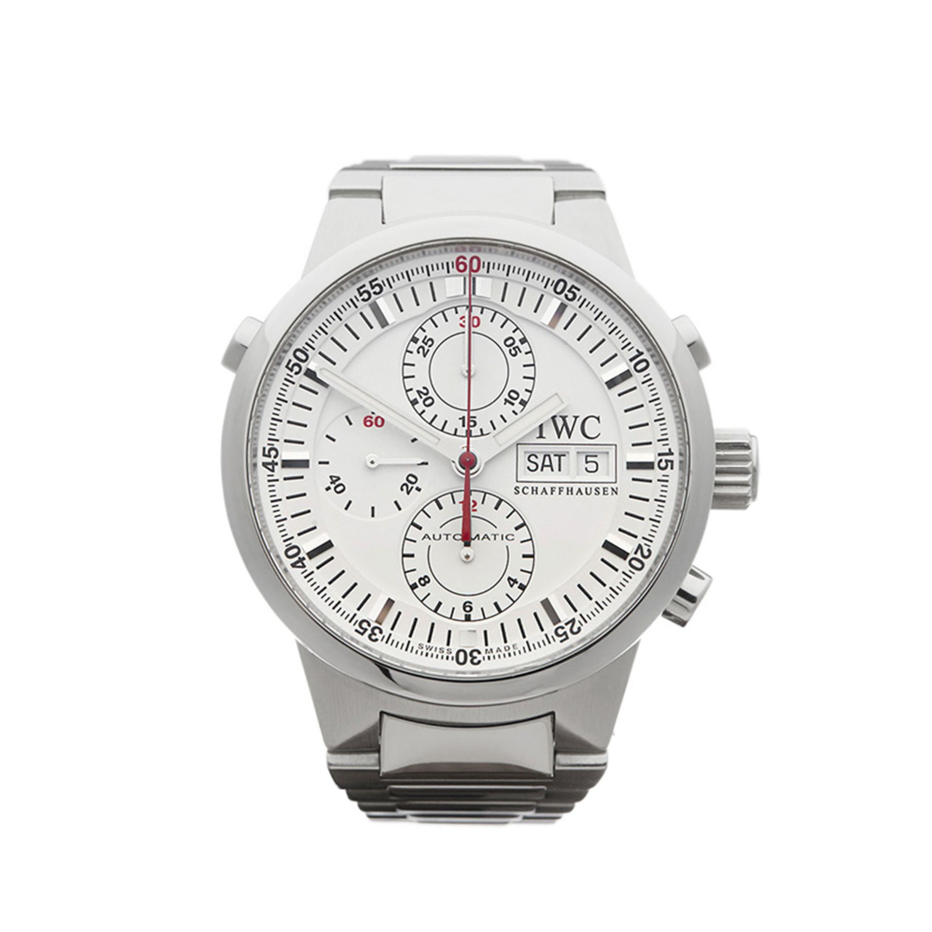 2000 IWC GST Rattrapante Chronograph 43mm Stainless Steel - IW371523 - Image 5 of 8